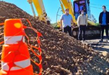 Avanza obra de extensión cloacal que beneficiará a cuatro barrios