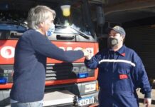 Corredores Viales recompuso aporte económico para Bomberos Voluntarios