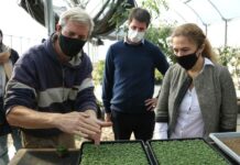 Recorrida por la ciudad de la subsecretaria de Fortalecimiento Productivo Agroalimentario