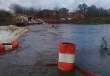 Goldney aislado tras lluvias de viernes y sábado