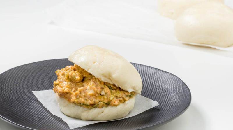 Receta 3 de mayo - Pan relleno al vapor