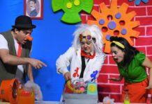 Cultura, talleristas y el grupo Bompellón filman corto por el “Día de la bandera”