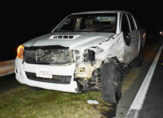 Múltiple colisión vehicular sobre Ruta 5