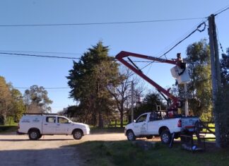 Más hogares de Suipacha conectados vía fibra óptica