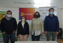 Diputados Nacionales visitaron Mercedes con apoyo a la lista del Pro y la Coalición Cívica