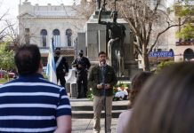 Se conmemoró un acto en memoria del General San Martín