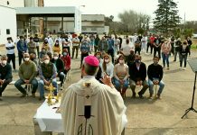 Tras explosión de una caldera el arzobispo brindó una misa en La Suipachense