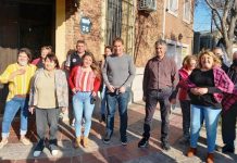 La recorrida con los candidatos locales