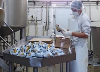 Visita a dos empresas lácteas de la zona industrial