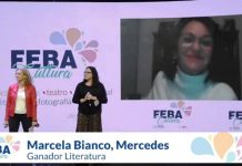 Marcela Bianco ganó el premio en Literatura de FEBA Cultura