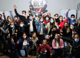 Juntos celebró íntimamente en el Comité Radical