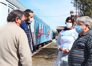 Pasó el Tren sanitario con diversos servicios