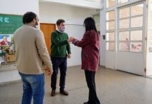 Recorrida y aporte del Municipio hacia la Escuela Media 1