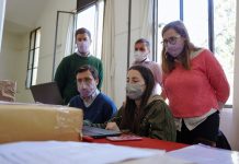 Anuncian la continuidad del colector cloacal sur
