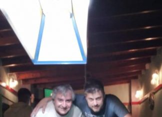 Gustavo Monges y Manu Gutiérrez en el Argentino de POOL