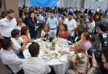 Volnovich participó de almuerzo en Suipacha con presencias mercedinas
