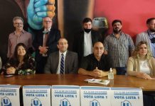 La lista de oposición también recibió a su candidato a nivel provincial