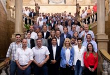El intendente Ustarroz participó de encuentro con el gobernador Kicillof