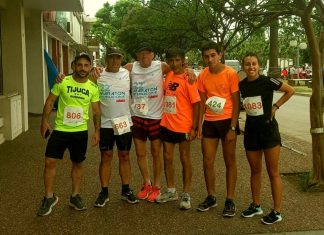 Deportistas locales en la Maratón Dino Hugo Tinelli