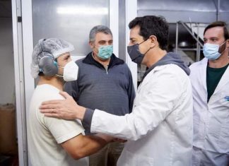 El ministro Wado De Pedro visitó el Parque Industrial y recorrió La Suipachense
