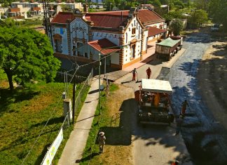Obras en la Plaza Brown