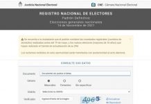 Se mantiene el mismo padrón local para las elecciones del próximo domingo
