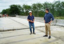 El puente de Olivera entra en su etapa final de construcción