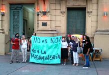 Mercedinos se plegaron al reclamo de Chubut