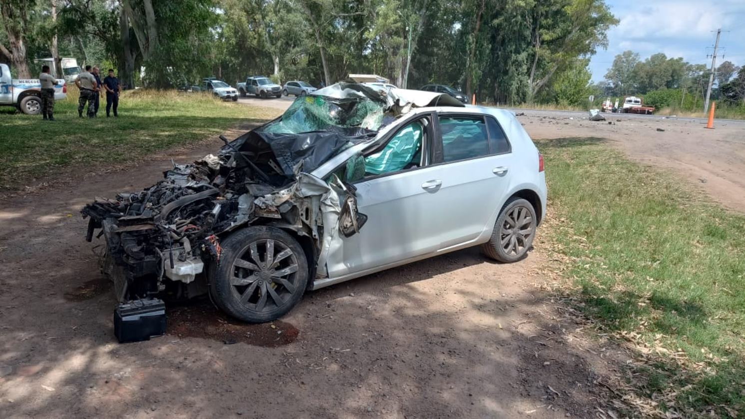 Lasala - Violenta colision sobre Ruta 5 3