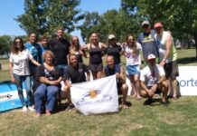 María Laura Mangoni y Mariano Lima participaron de la Unión de muelles San Isidro Olivos