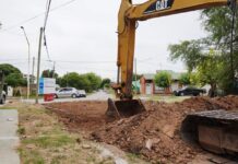 Avanzan obras de infraestructura en los barrios Mitre y América