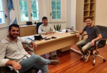 Lombardo y Biaggini mantuvieron encuentro con el rector de la UNaB