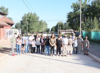 Inauguraron un tramo de la Calle Inmigrantes