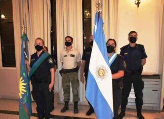 Acto conmemorativo en el salón Municipal y agasajo a efectivos policiales con actividad en Suipacha