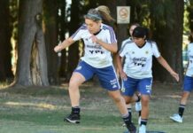 Nazarena Viola y Juana Cángaro en la Sub 17