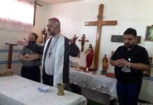 Inauguran capilla en un pabellón del penal mercedino