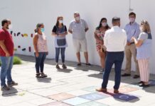 Recorrida y entrega de elementos para el Jardín 901