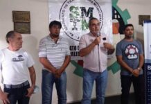 Fuerte apoyo gremial a la conducción del gremio municipal