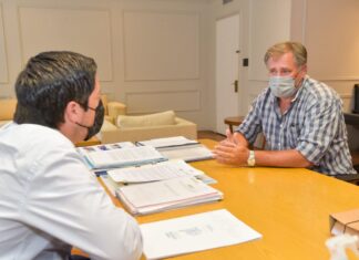 Federico se reunió con el ministro de Infraestructura y servicios públicos Nardini