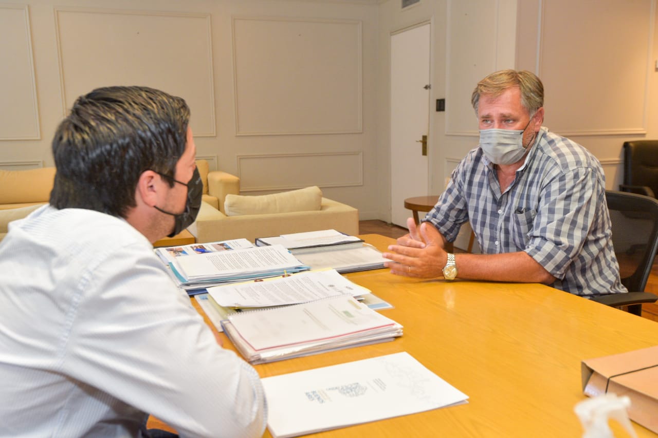 Alejandro Federico se reunio con el ministro de Infraestructura