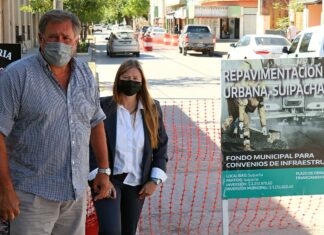 Federico visitó obras de repavimentación en la ciudad