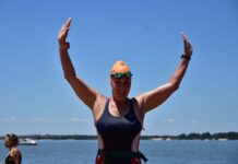 María Laura Mangoni inició su temporada de Aguas Abiertas