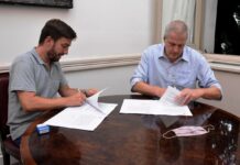 Municipio firma convenio con Educación por obras en cinco establecimientos de la ciudad