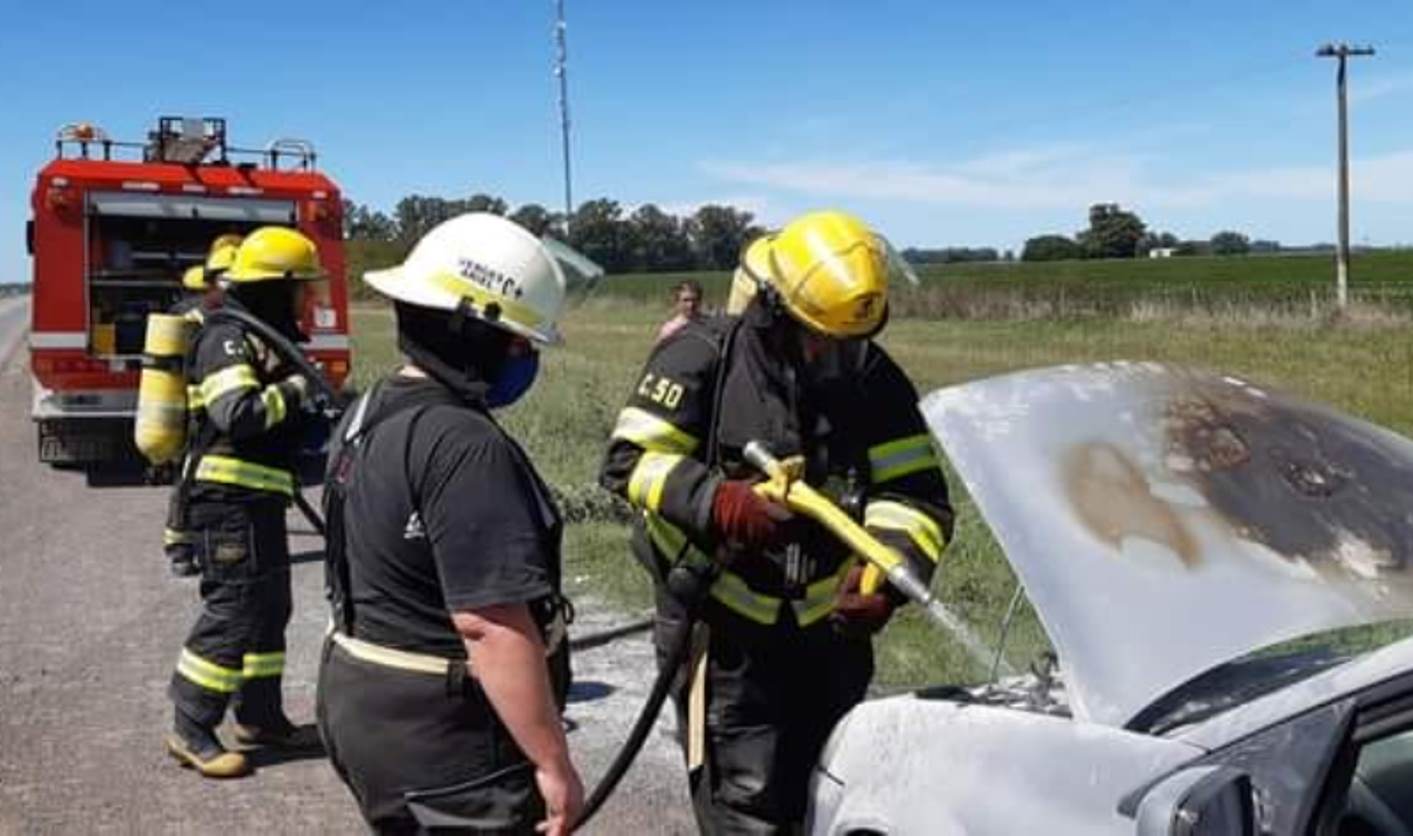 Incendio auto