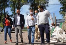 Funcionarios nacionales y municipales recorrieron empresa local de reciclado