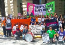 Movilización en Tribunales de Mercedes por un homicidio en General Rodríguez