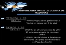 Aniversario 40º de la Guerra de Malvinas