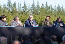 Encuentro de productores agropecuarios de Mercedes con el secretario de Agricultura