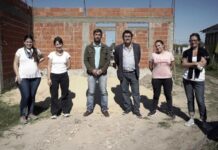 Satisfacción por el avance de viviendas en barrio Favaloro II