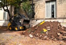 Escuela Normal: Entre la cooperadora y el Municipio recuperan las veredas